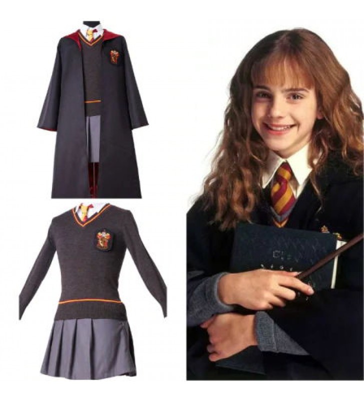 Cadera Algún día Idealmente Disfraz De Harry Potter Niña Niño Adulto Gryffindor Uniforme Hermione  Granger Cosplay Uniforme De Harry Potter