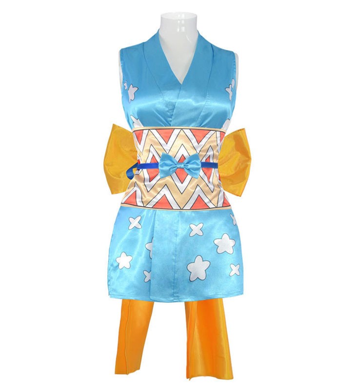 Conjunto de disfraz de cosplay de una pieza Nami mezcla de poli/algodón