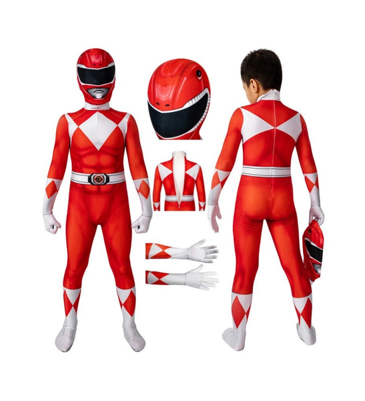 Kyoryu Sentai Zyuranger Geki Power Ranger Cosplay disfraz niños Cosplay medias