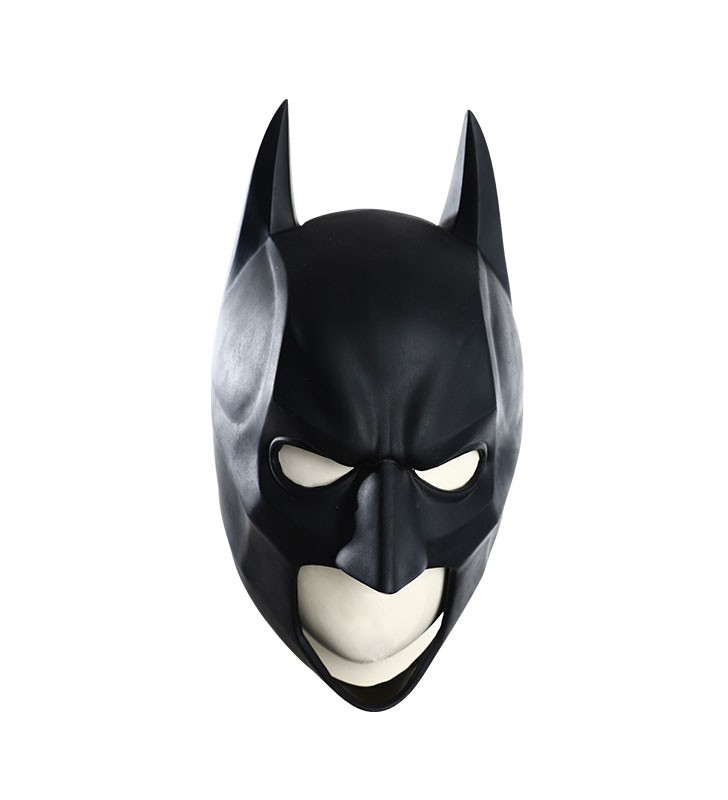 Batman Dark Knight Bruce Wayne Cosplay máscara látex negro DC Comics Cosplay cara cubierta