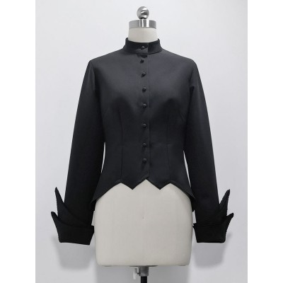 【Pre-venta】Camisa De Cuello Alto Gothic Lolita Ouji Fashion Halloween Halloween Carnaval